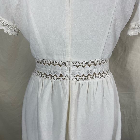 NWT Pixie Market Ark & Co sienna white lace dress M - Picture 9 of 16
